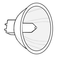 Lampa pentru videoproiector Casio XJ-S57, bulb RTF original